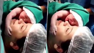 Viral Video: नवजात बाळाने आईला मारली घट्ट मिठी, व्हिडीओ पाहून तुम्हीही व्हाल चकित